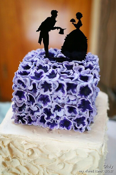【蛋糕梦。】剪影美。婚礼蛋糕就要这么有情调
