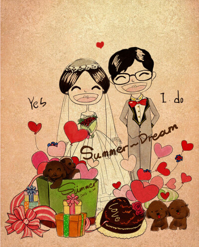 你也喜欢吧，那淘宝搜索summer插画，http://have-adream.taobao.com