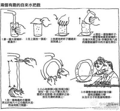 两个有趣的自来水把戏。