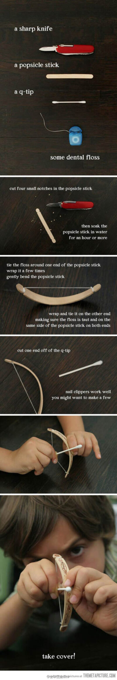 如何制作一个迷你的弓箭
