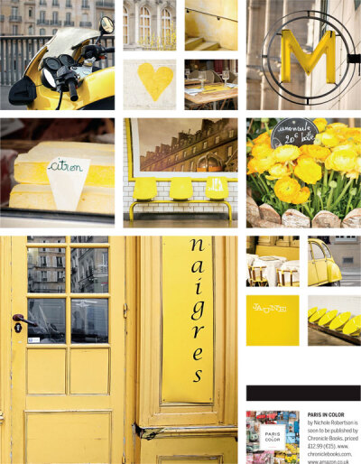 paris in yellow