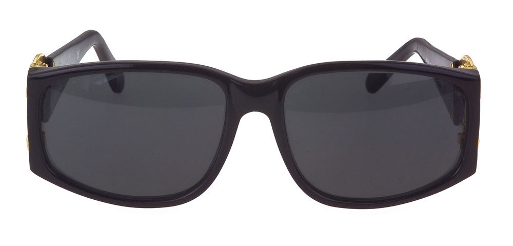  Chanel COUNTRY: ITALY PERIOD SEARCH: 1990's, 1980 - 2000 CHANEL CC LOGO BLACK/GOLD SUNGLASSES