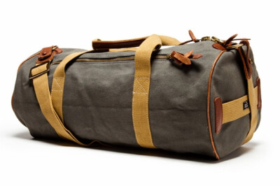 The Quality Mending Co. Canvas Duffel - Gray