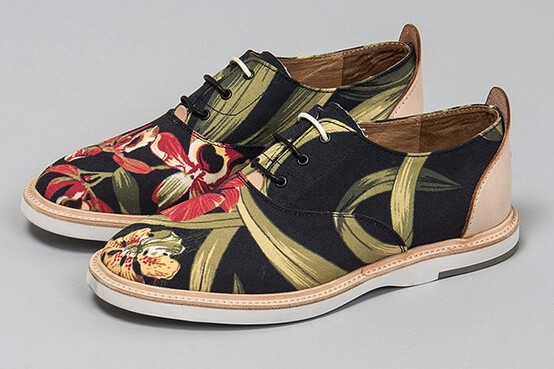 Thorocraft Floral Print Hampton Shoe