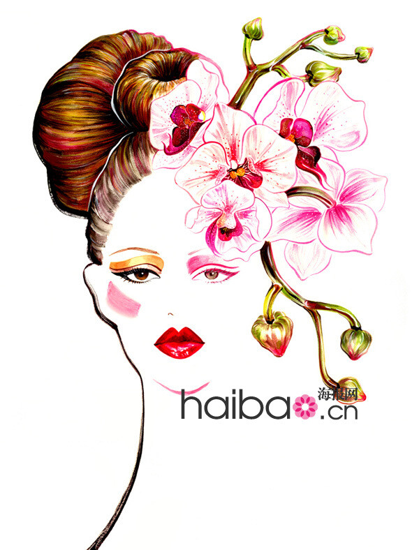 灿烂色彩如骄阳般耀眼！Sunny Gu时尚插画作品赏，Balmain、Anna Sui、Moschino的华丽秀场纸上重现