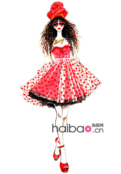 灿烂色彩如骄阳般耀眼！Sunny Gu时尚插画作品赏，Balmain、Anna Sui、Moschino的华丽秀场纸上重现