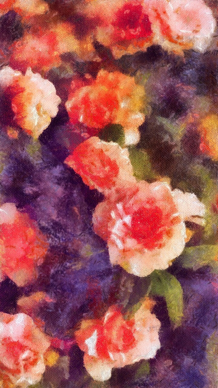 油画 绽放