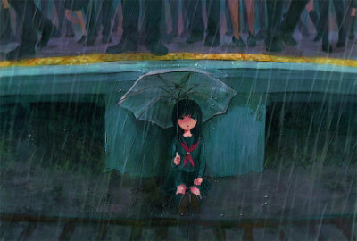 我撑伞，并非只是为了避雨~【Ryouga · 图】
