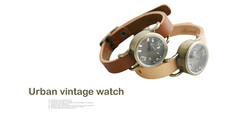 (预定)韩国代购RichbonUrban vintage watch 手表 拆卸可当手链