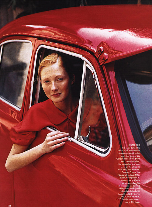 Maggie Rizier by Arthur Elgort for Vogue US June 1999..