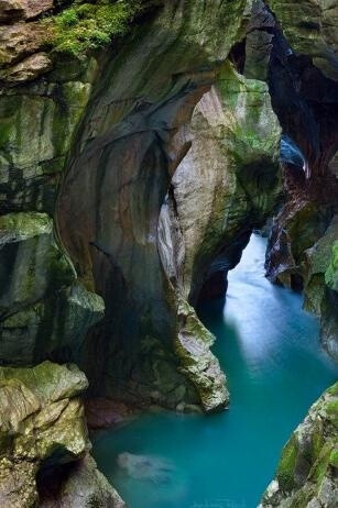 奥地利萨尔斯堡 The Dark Gorge, Salzburg, Austria