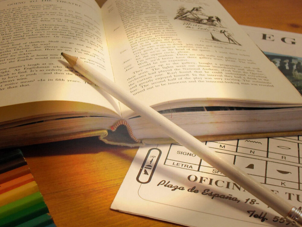 Book pencil