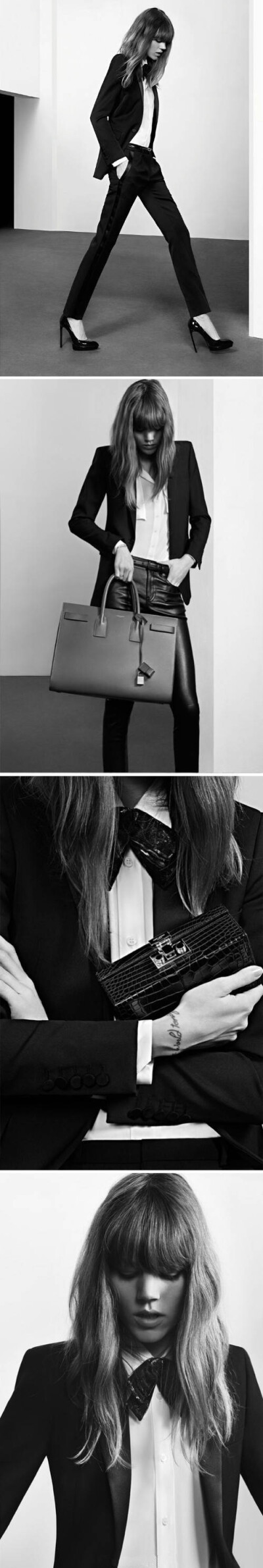 Freja Beha Erichsen for Saint Laurent Paris