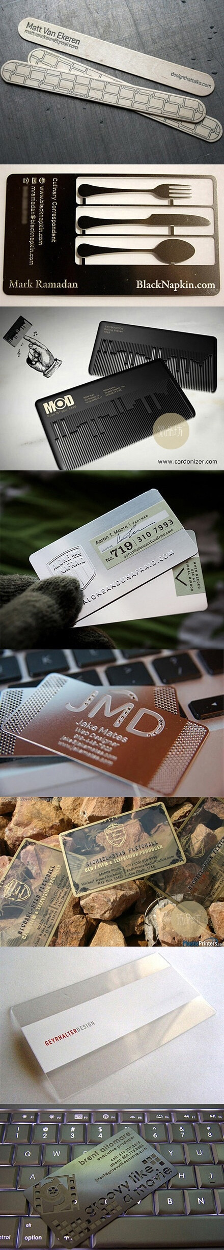 与众不同的创意名片