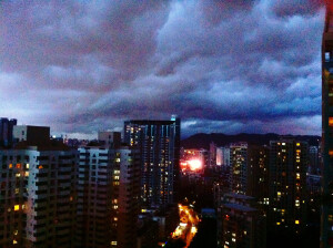 暴风雨来临前的绚丽！