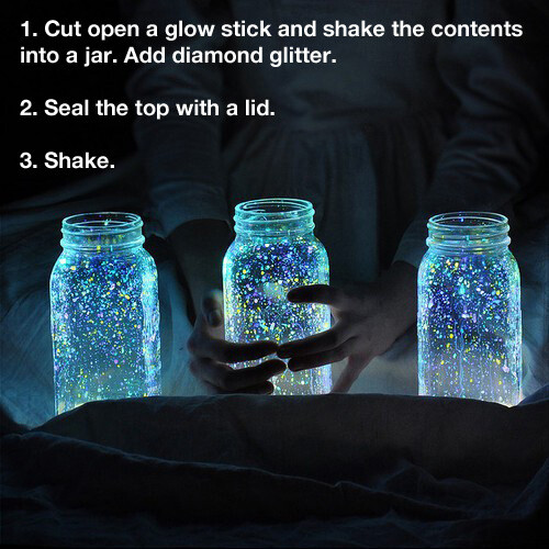 "Fireflies in a Jar" Night Lantern