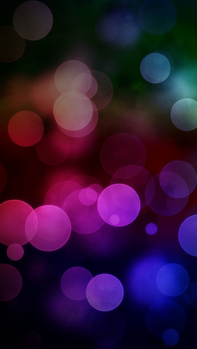 Neo Bokeh iPhone 5 Wallpaper