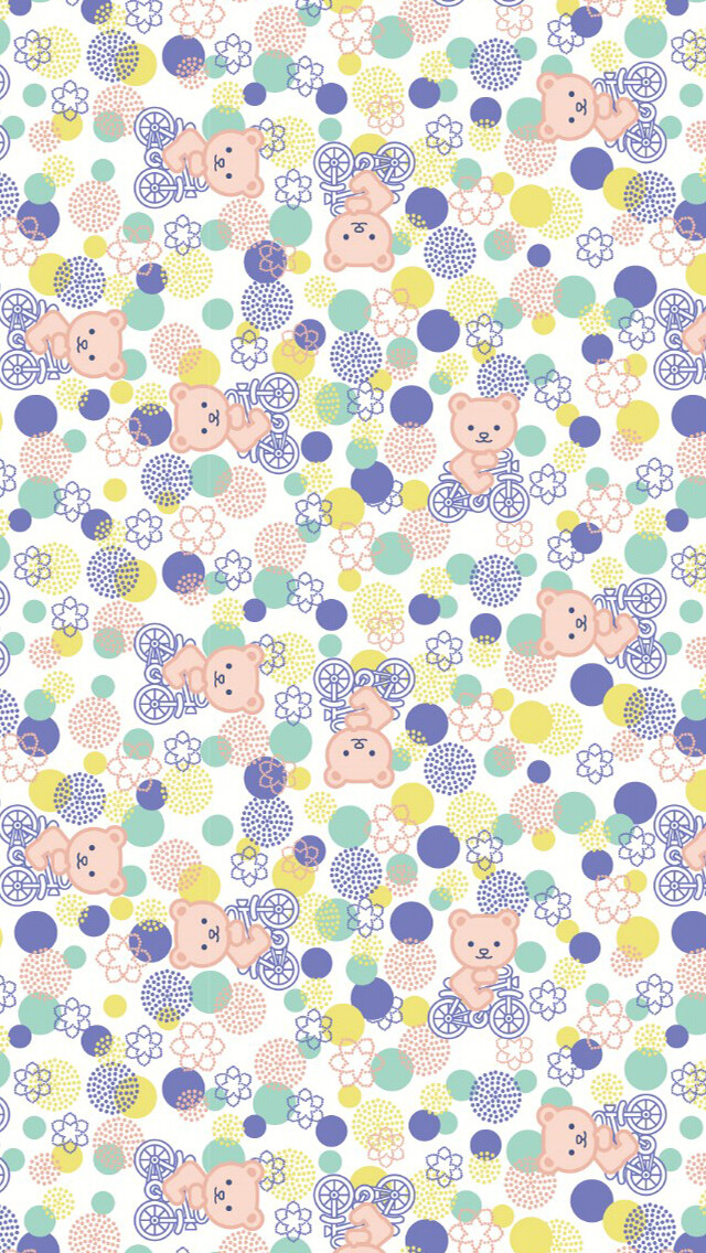 Winnie the pattern cloth iPhone 5 Wallpaper