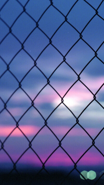 Fence Bokeh iPhone 5 Wallpaper