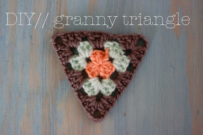 Crochet Granny Triangle Pattern