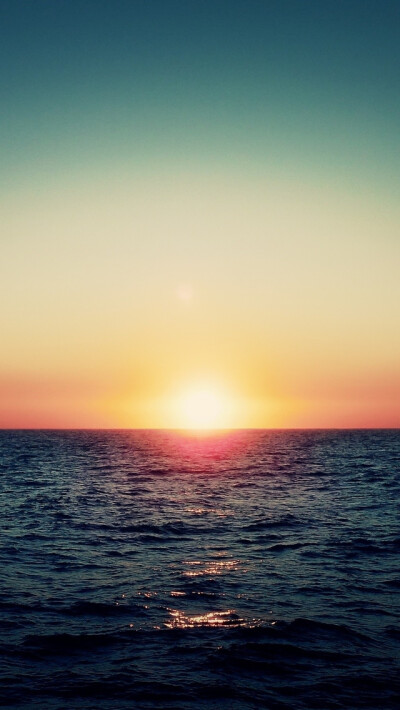 Ocean Sunset iPhone 5 Wallpaper