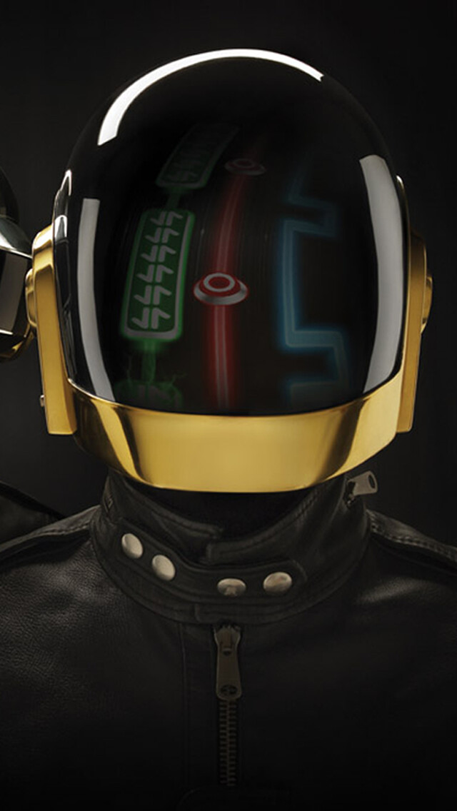 Daft Punk DJs iPhone 5 Wallpaper