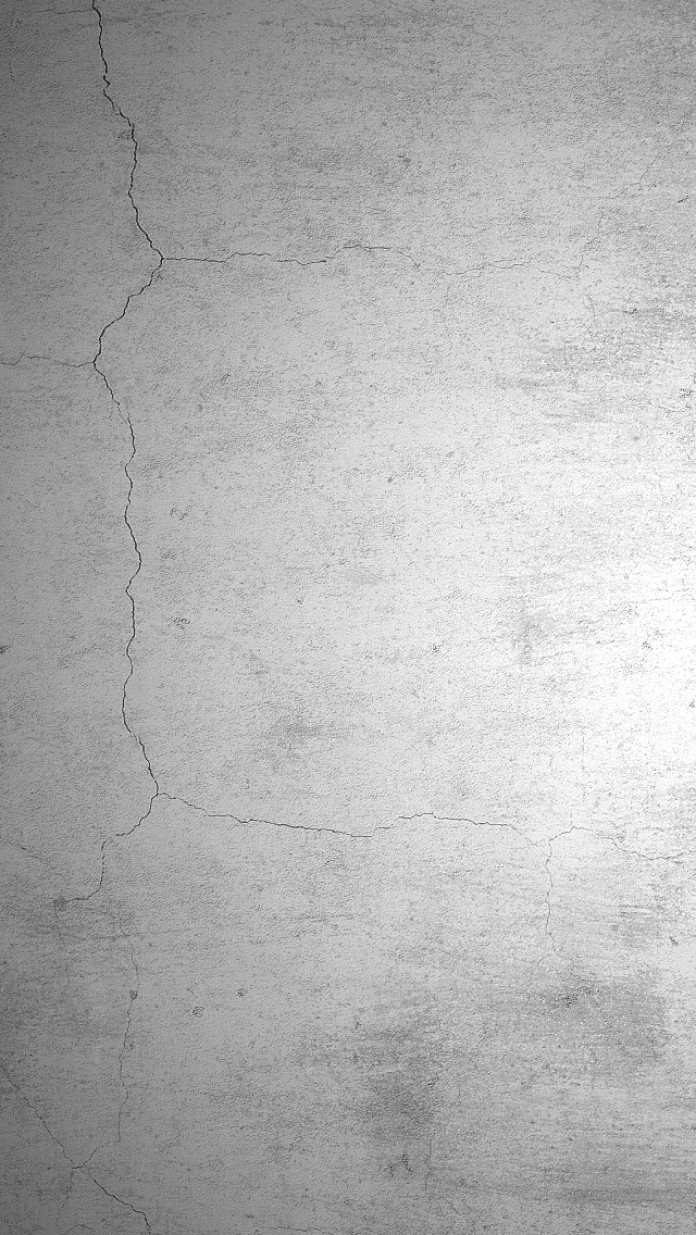 Fissure on White Wall iPhone 5 Wallpaper