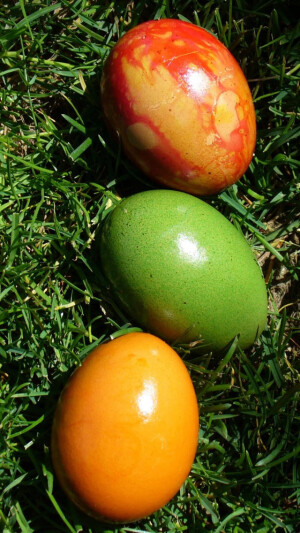 three easter eggs iPhone 5 Wallpaper
