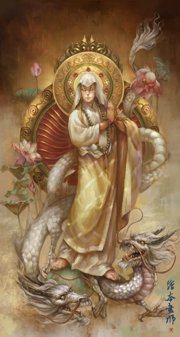 绘本画师墨一西游记全本截稿之西游再见