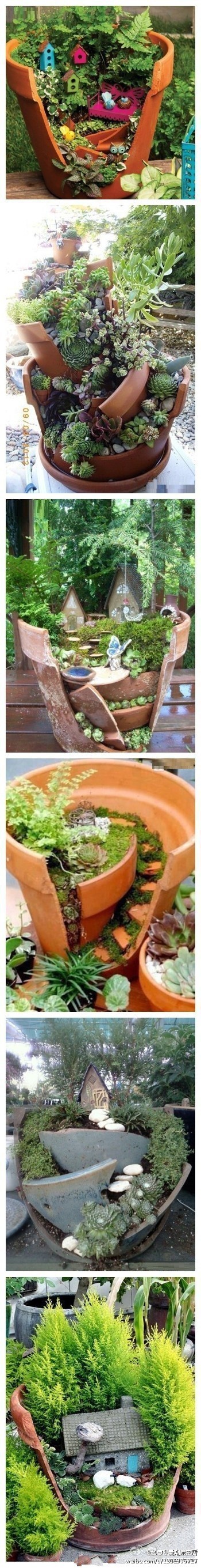 打破成规，分解重构，好有意境的花盆，这样的创意花盆你喜欢吗？