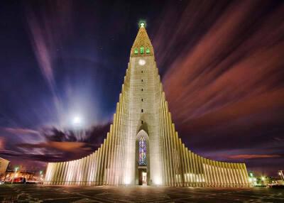 冰岛雷克雅未克，Hallgrímskirkja教堂