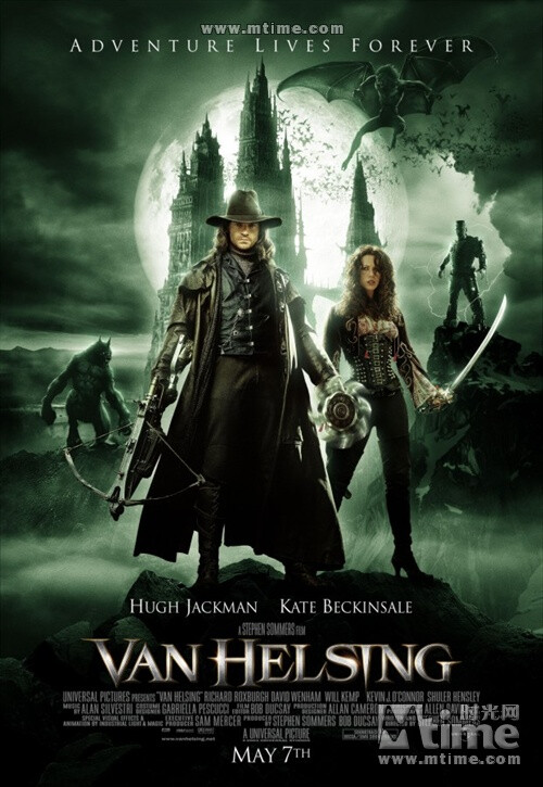 范海辛Van Helsing(2004)虽说是04年的电影，现在翻来看那特效还是不输人，音效 气氛也恰到好处，况且还有休·杰克曼和凯特·贝金赛尔这对俊男靓女打头牌，总体来说还是值得一看。