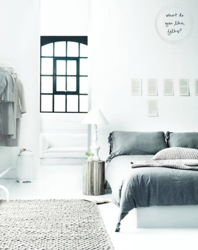 Soft and relaxed bedroom by French Connection homeware