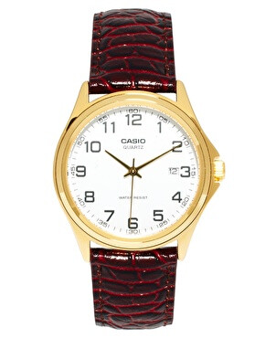 Casio Watch MTP-1188Q-7BEF Leather Strap