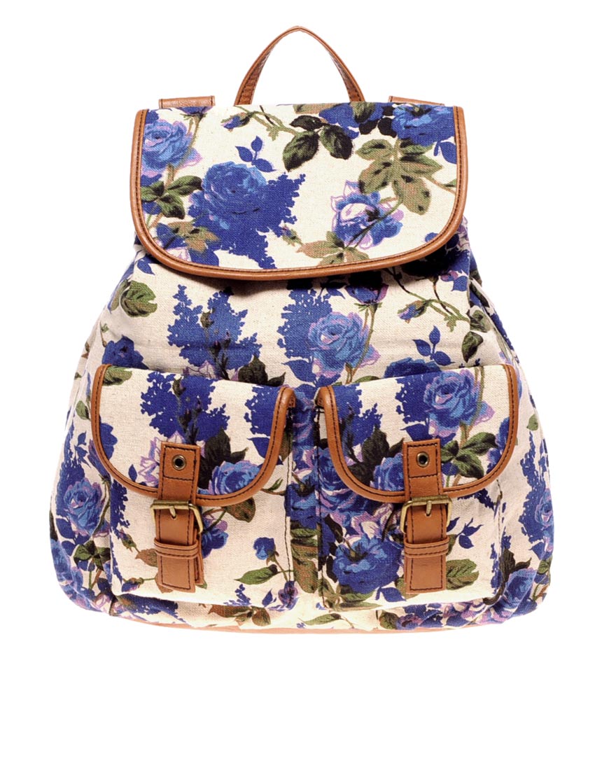 ALDO Menches Floral Backpack 好美丽的花包包~~