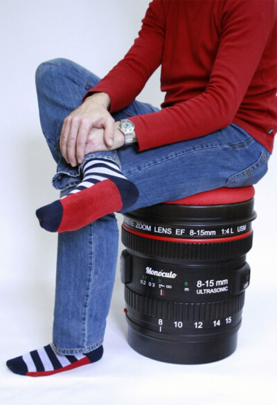 Camera-lens-stool 单反镜头座椅～