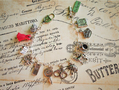 BBC Sherlock Holmes Charm Bracelet 喜欢着个