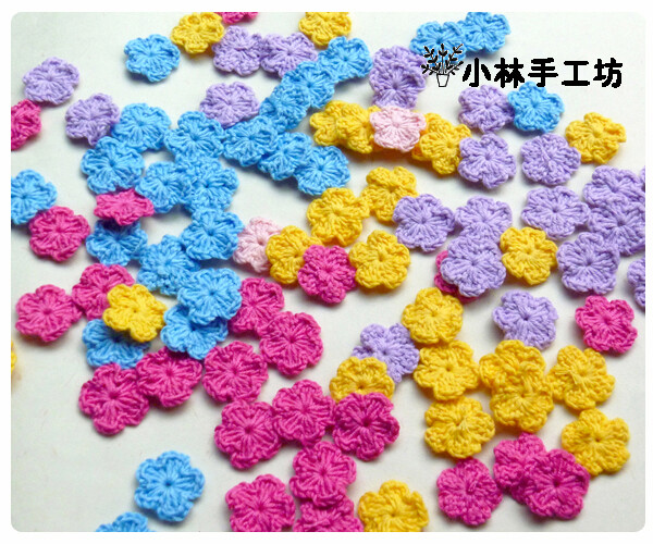 手工钩针 花朵 DIY 配饰 钩编生活