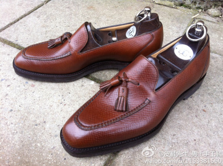 Gaziano &amp; Girling俄罗斯驯鹿皮loafer