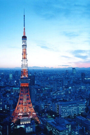 Tokyo Towers iPhone Wallpaper