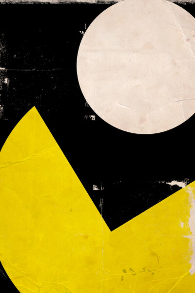 Pacman Closeup iPhone Wallpaper