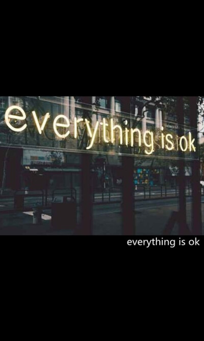 Everything is ok…