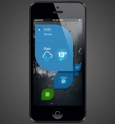 Weather App by Tsvetelin Nikolov扁平化