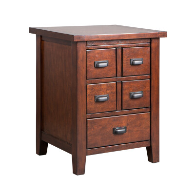 HarborHousePorter边几美式家具客厅边桌边柜桃花芯色