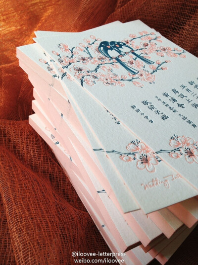 这一季的美好，#函情喜帖# 最新作品 by @iloovee-letterpress