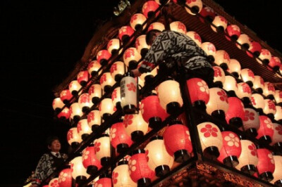 富山市八尾町，曳山祭。 摄影by ひまわり