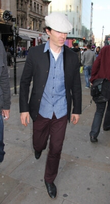 BenedictCumberbatch arriving at ‘The Book of Mormon’ play at the Prince of Wales Theatre, London, Britain - 31 May 2013.