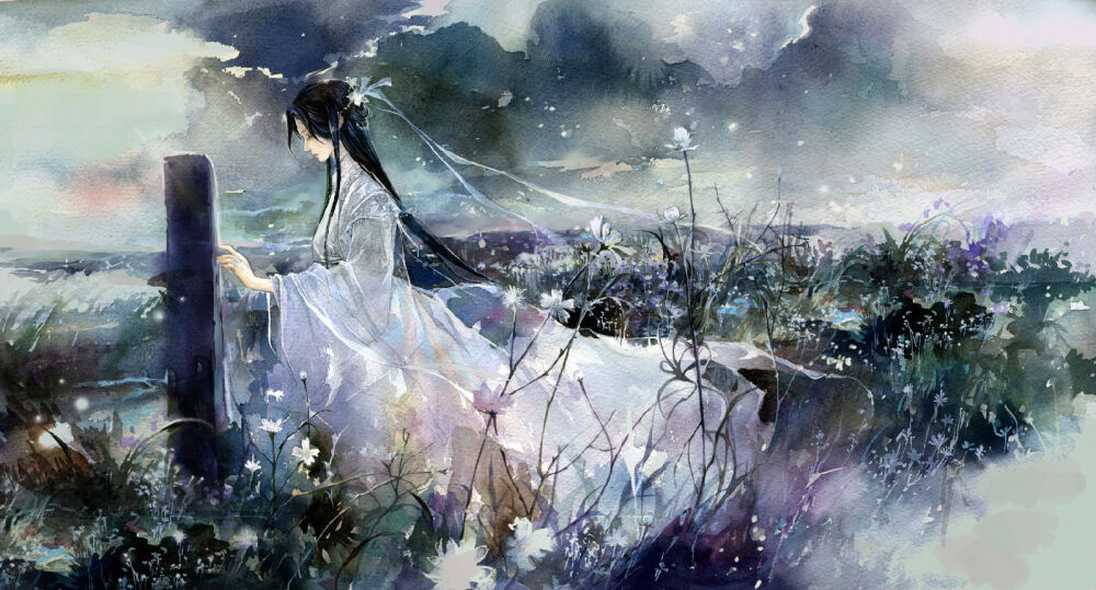 沧月《花镜》六月雪 插画师：ENO