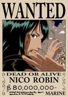 ONE PIECE、悬赏令、Nico Robin