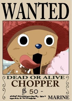 ONE PIECE、悬赏令、Chopper